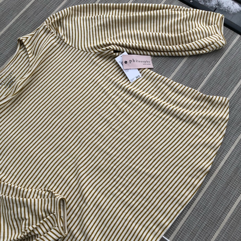 Philosophy Republic Clothing Ivory/Mustard Top